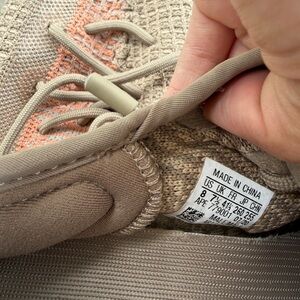 Yeezy Women's Sneakers in Tan and Orange